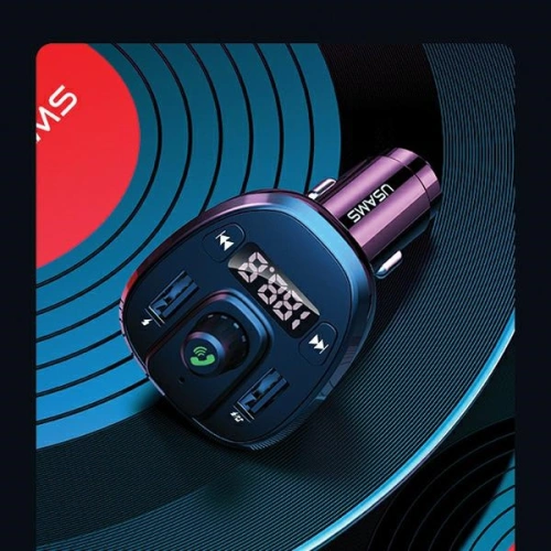 Kup FM-Transmitter USAMS C21, Freisprecheinrichtung, Bluetooth 5.0, MP3, 2xUSB 3,4A schwarz/black CC115GC01 - USA785BLK - {ean13} - Sklep Home Screen