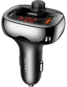 FM-Transmitter USAMS C25 50W, Freisprecheinrichtung, Bluetooth, MP3, 2xUSB / USB-C schwarz/black CC143TC01