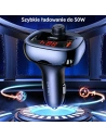 Kup FM-Transmitter USAMS C25 50W, Freisprecheinrichtung, Bluetooth, MP3, 2xUSB / USB-C schwarz/black CC143TC01 - USA786BLK - {ean13} - Sklep Home Screen