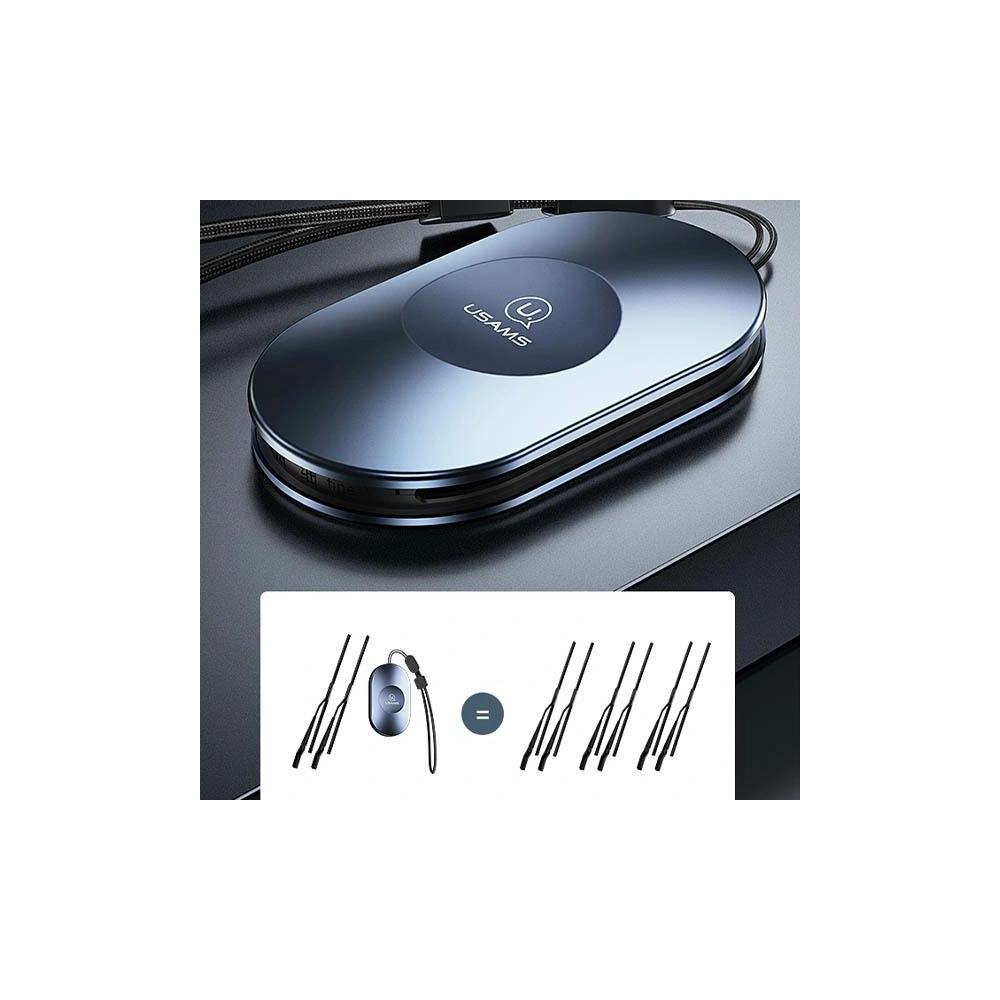 Zestaw naprawczy wycieraczek samochodowych USAMS Windshield Wiper Repair Tool szary/grey ZB246XFQ01