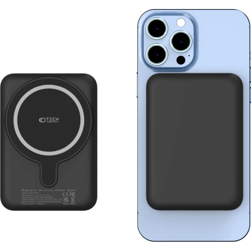 Kup Powerbank MagSafe Tech-Protect PB10 LifeMag 5000mah Fekete - THP1281BLK - {ean13} - Sklep Home Screen