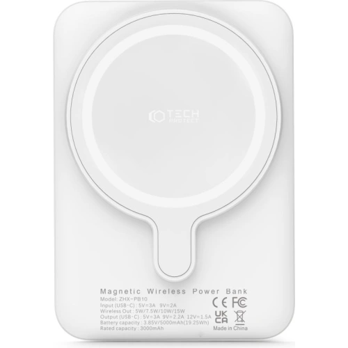 Kup Powerbank MagSafe Tech-Protect PB10 LifeMag 5000mah Bílá - THP1282WHT - {ean13} - Sklep Home Screen