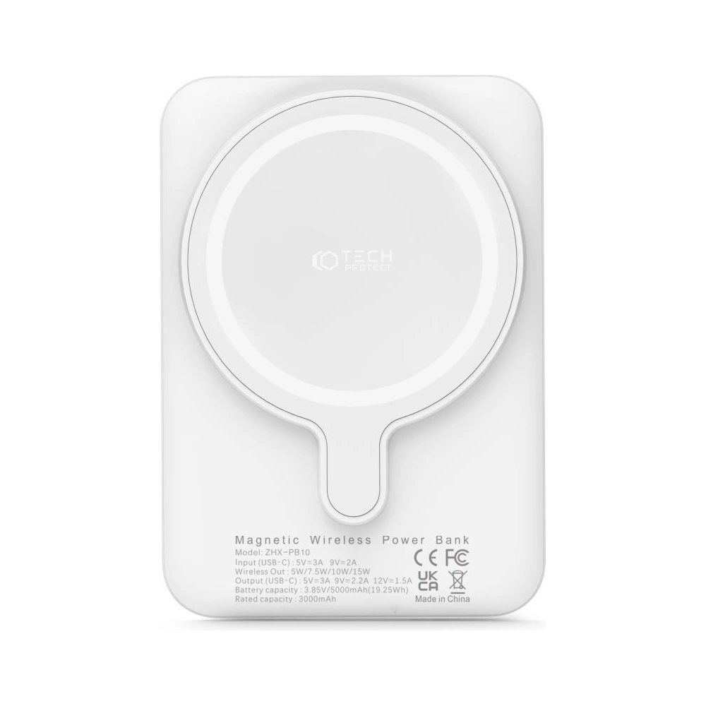 Powerbank MagSafe Tech-Protect PB10 LifeMag 5000mah White