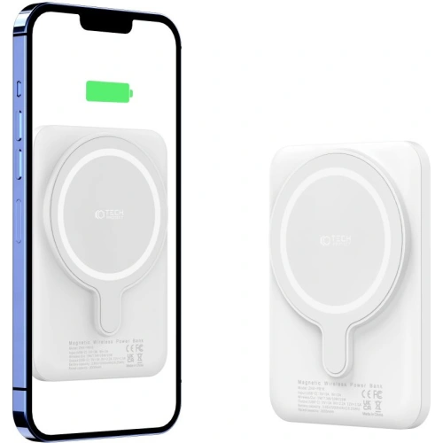 Kup Powerbank MagSafe Tech-Protect PB10 LifeMag 5000mah Bílá - THP1282WHT - {ean13} - Sklep Home Screen