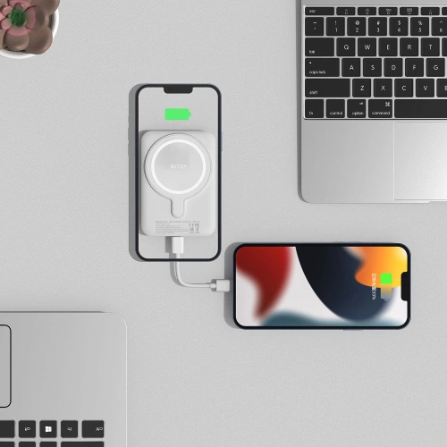 Kup Powerbank MagSafe Tech-Protect PB10 LifeMag 5000mah Bílá - THP1282WHT - {ean13} - Sklep Home Screen