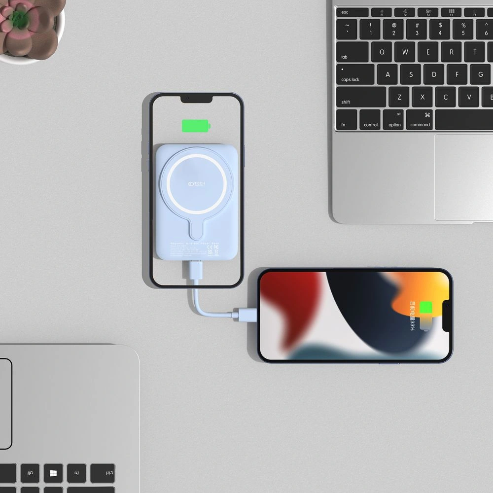 Powerbank MagSafe Tech-Protect PB10 LifeMag 5000mah Blue