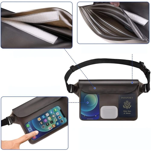 Kup Sáček vodotěsný Tech-Protect Universal Waterproof Pouch Clear - THP1284CL - {ean13} - Sklep Home Screen