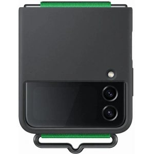 Kup Etui Samsung Galaxy Z Flip 4 EF-GF721TBEGWW negru/black Silicone Cover Strap - SMG739 - {ean13} - Sklep Home Screen