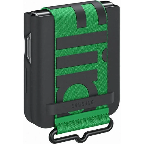 Kup Etui Samsung Galaxy Z Flip 4 EF-GF721TBEGWW fekete/szilícium borítású pánt - SMG739 - {ean13} - Sklep Home Screen