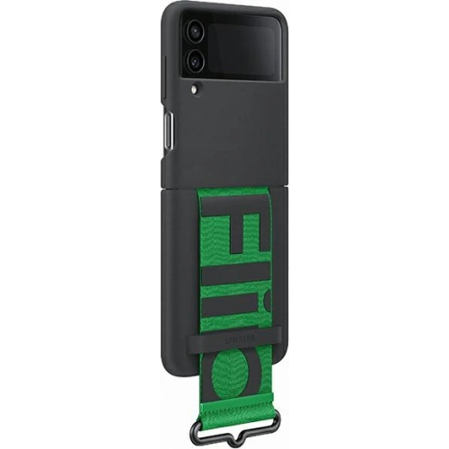 Kup Case Samsung Galaxy Z Flip 4 EF-GF721TBEGWW schwarz/schwarzes Silikon Cover Strap - SMG739 - {ean13} - Sklep Home Screen