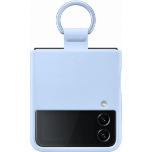 Kup Etui Samsung Galaxy Z Flip 4 EF-PF721TLEGWW albastru/arctic blue Silicone Cover Ring - SMG743 - {ean13} - Sklep Home Screen
