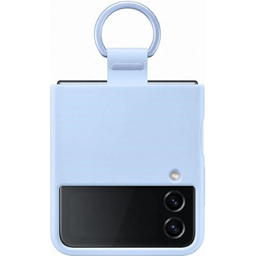 Kup Etui Samsung Galaxy Z Flip 4 EF-PF721TLEGWW modré/arctic blue Silicone Cover Ring - SMG743 - {ean13} - Sklep Home Screen