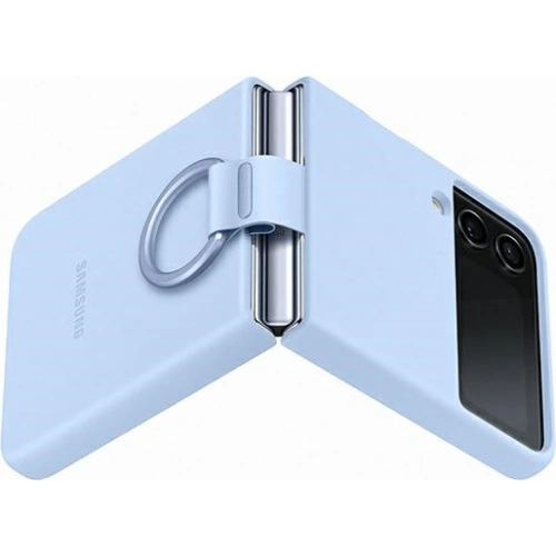 Kup Etui Samsung Galaxy Z Flip 4 EF-PF721TLEGWW kék/arkitkék Szilikon Fedelet Gyűrű - SMG743 - {ean13} - Sklep Home Screen
