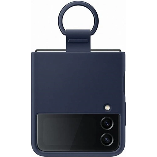 Kup Case Samsung Galaxy Z Flip 4 EF-PF721TNEGWW navy Silikonhülle Ring - SMG744 - {ean13} - Sklep Home Screen