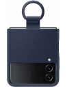 Etui Samsung Galaxy Z Flip 4 EF-PF721TNEGWW tengerészkék Szilikon Borító Gyűrű