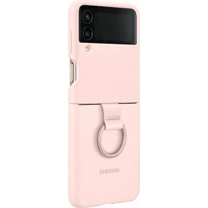Kup Samsung Galaxy Z Flip 4 EF-PF721TPEGWW roz Capac din silicon cu inel - SMG745 - {ean13} - Sklep Home Screen