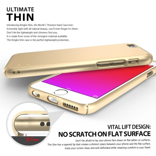 Kup Etui Ringke Slim Apple iPhone 6/6s Plus SF Fekete - RGK957BLK - {ean13} - Sklep Home Screen