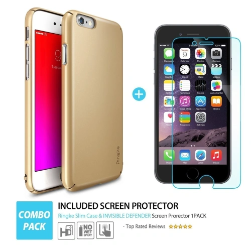 Kup Etui Ringke Slim Apple iPhone 6/6s Plus SF Fekete - RGK957BLK - {ean13} - Sklep Home Screen