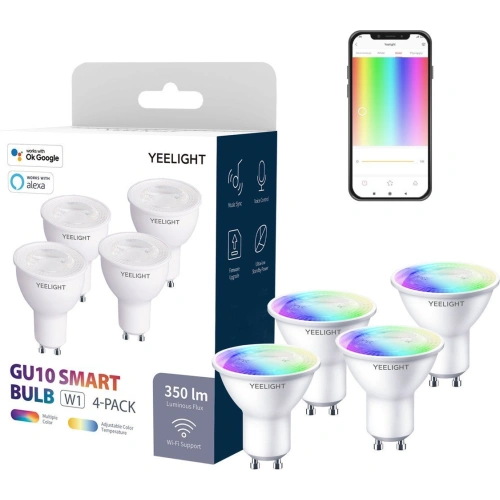 Kup Intelligente Glühbirne Yeelight W1 GU10 (Farbe) [4 PACK] - YLT81 - {ean13} - Sklep Home Screen