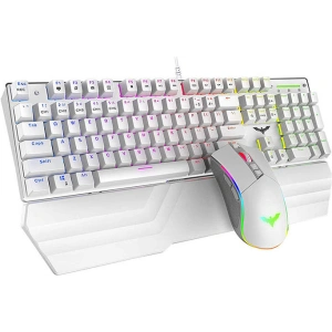 Kup Set gaming 2 în 1 Havit KB389L Tastatură + mouse (alb) - HVT192 - {ean13} - Sklep Home Screen