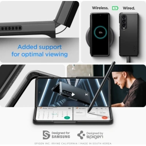 Kup Etui Spigen Tough Armor Samsung Galaxy Z Fold 4 Black - SPN2315 - {ean13} - Sklep Home Screen