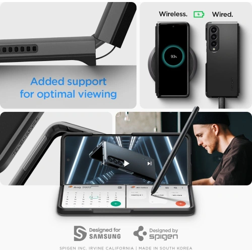 Kup Etui Spigen Tough Armor Samsung Galaxy Z Fold 4 Fekete - SPN2315 - {ean13} - Sklep Home Screen