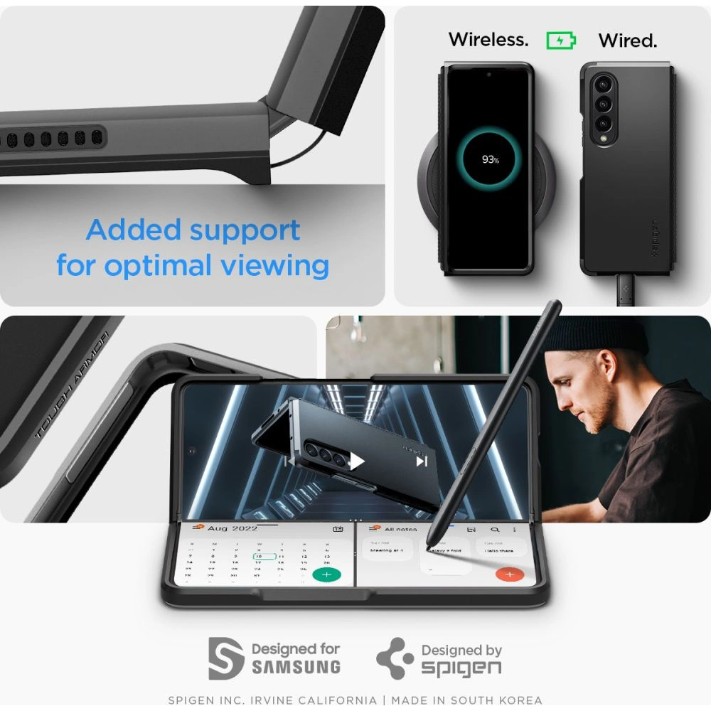 Etui Spigen Tough Armor Samsung Galaxy Z Fold 4 Black