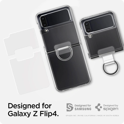 Kup Etui Spigen Thin Fit Ring Samsung Galaxy Z Flip 4 Cristal Clar - SPN2316 - {ean13} - Sklep Home Screen