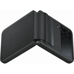 Kup Etui Samsung Galaxy Z Flip 4 EF-VF721LBEGWW fekete/black Flap Leather Cover - SMG758 - {ean13} - Sklep Home Screen