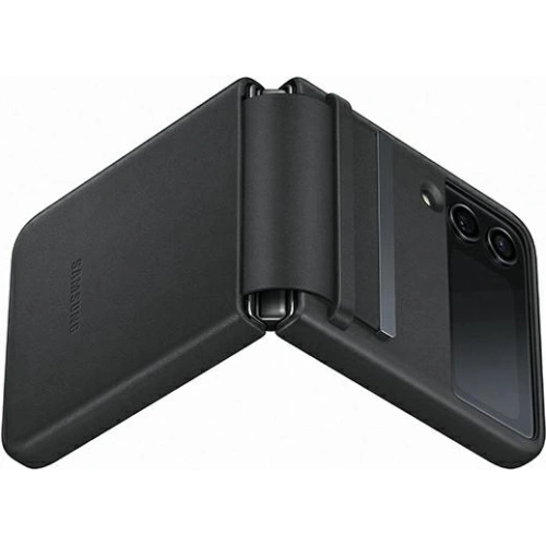 Buy Samsung Galaxy Z Flip 4 EF-VF721LBEGWW black Flap Leather Cover - SMG758 - {ean13} - Home Screen Store Europe