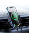Kup Auto-Halterung mit induktiver Ladestation Baseus Halo 15W Air Vent schwarz - BSU3508 - {ean13} - Sklep Home Screen
