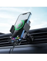 Kup Auto-Halterung mit induktiver Ladestation Baseus Halo 15W Air Vent schwarz - BSU3508 - {ean13} - Sklep Home Screen