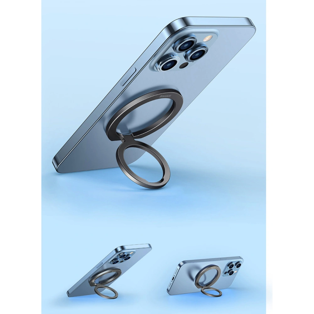 Magnetyczny uchwyt na palec Baseus Halo szary