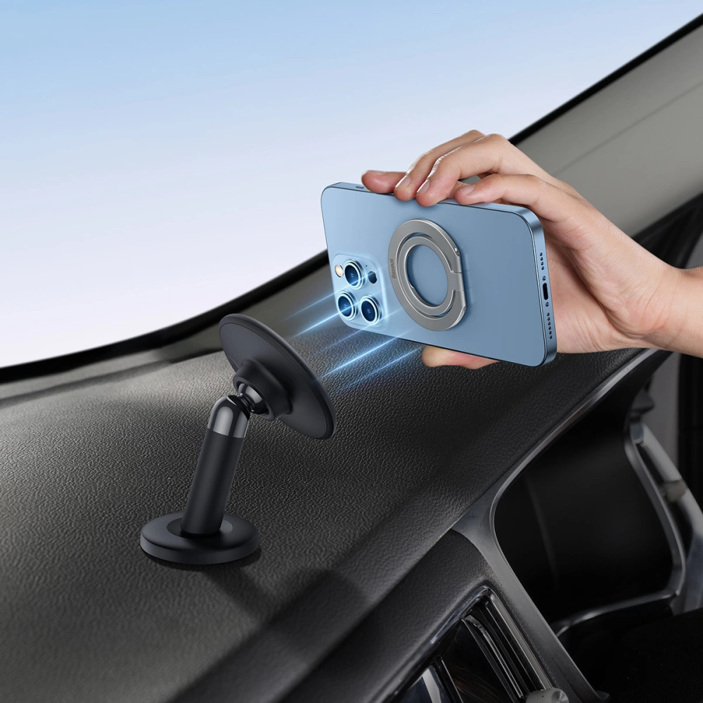 Magnetyczny uchwyt na palec Baseus Halo srebrny