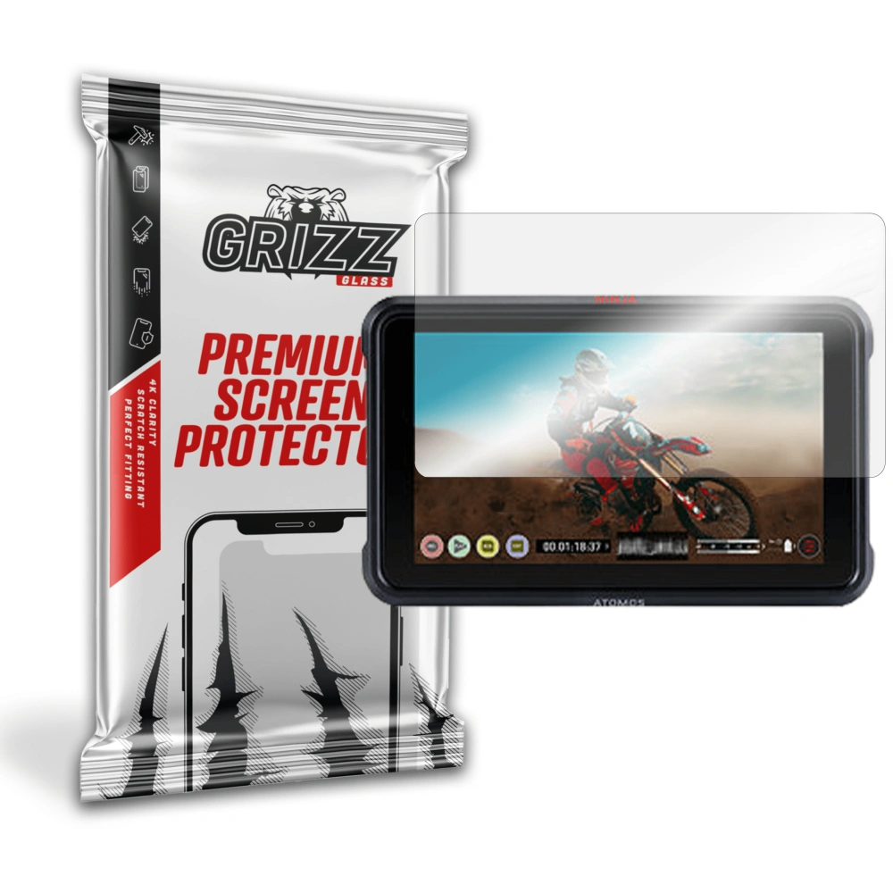 Szkło hybrydowe GrizzGlass HybridGlass do Atomos Ninja V