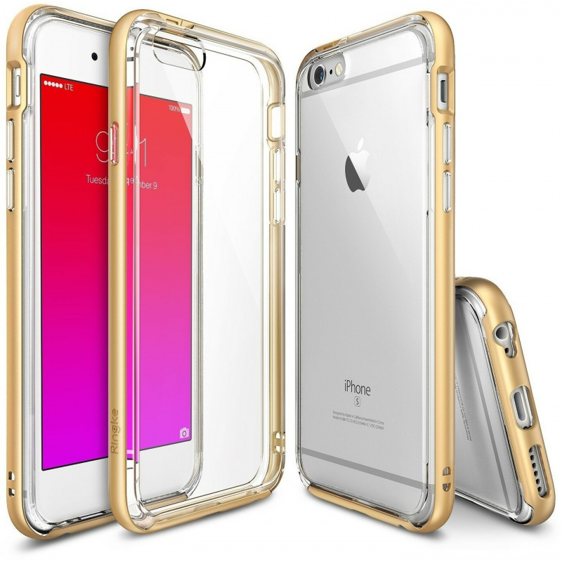 Kup Etui Ringke Fusion Frame iPhone 6/6s Royal Gold - 8809419558339 - RGK954GLD - Homescreen.pl
