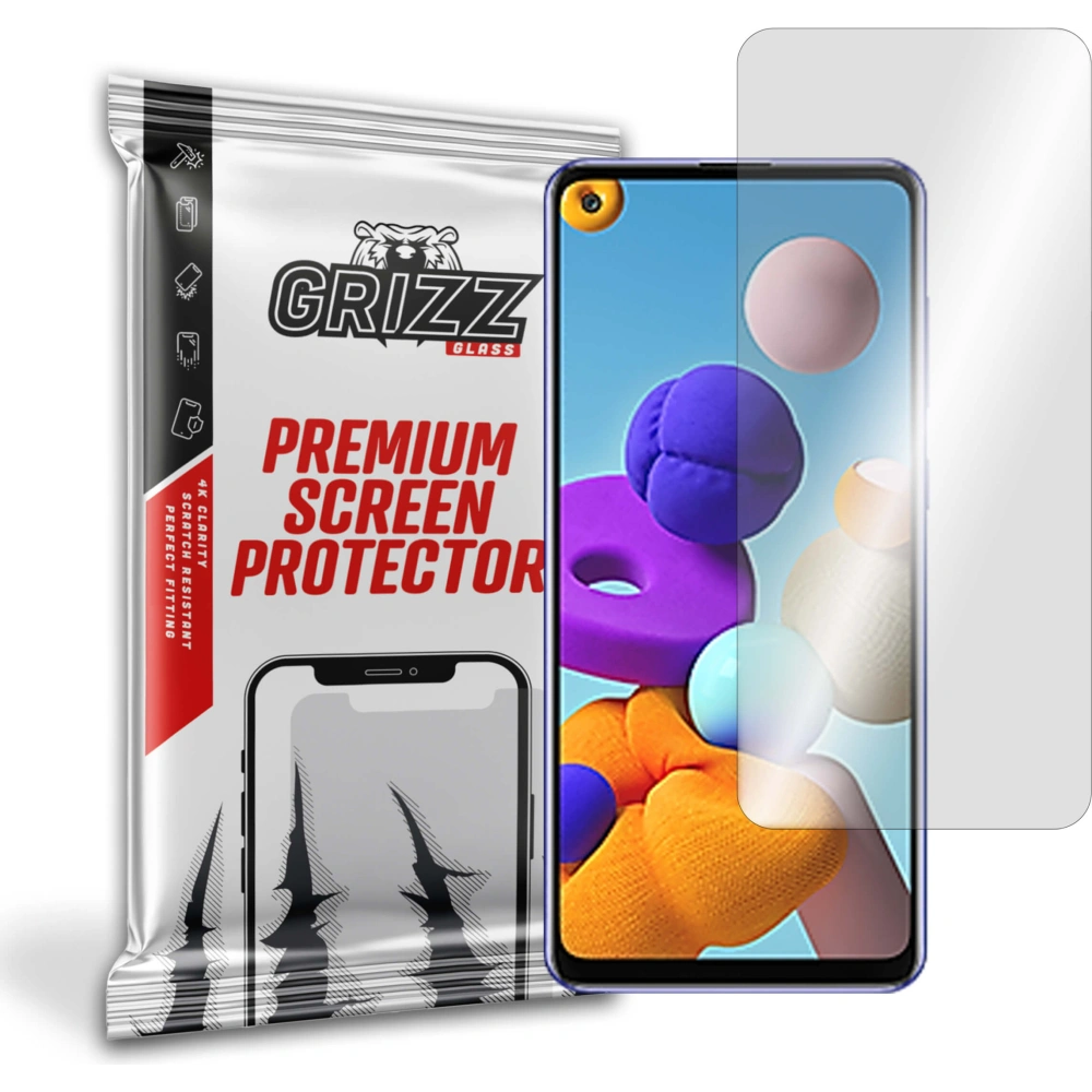 Szkło hybrydowe GrizzGlass HybridGlass do Samsung Galaxy A21s