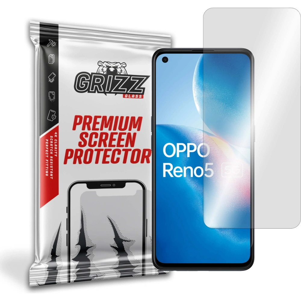 Szkło hybrydowe GrizzGlass HybridGlass do Oppo Reno 5 4G