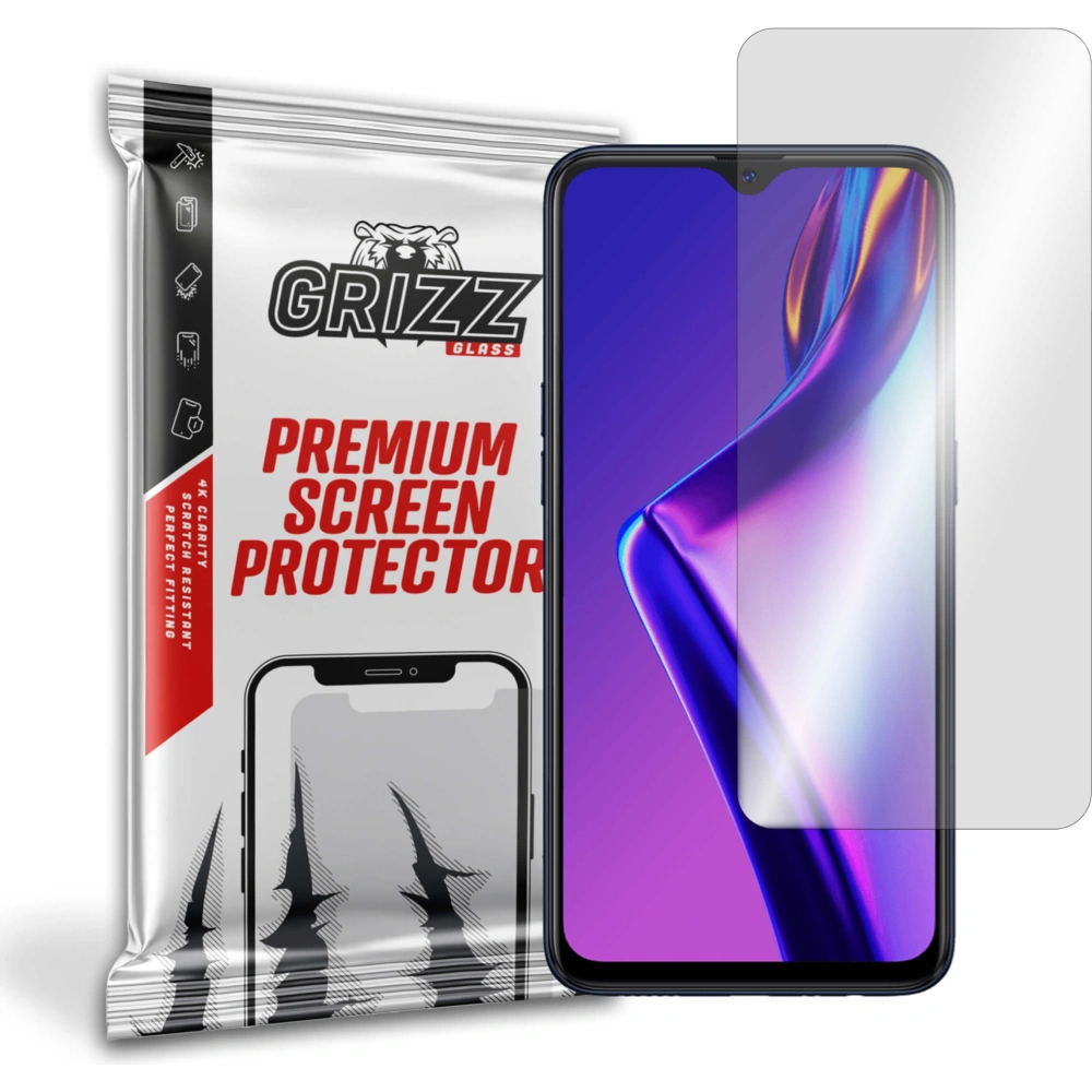 Szkło hybrydowe GrizzGlass HybridGlass do Oppo A12