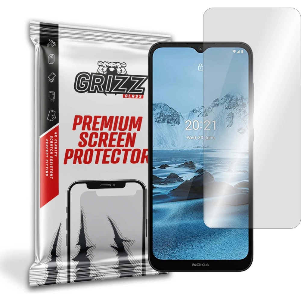 Szkło hybrydowe GrizzGlass HybridGlass do Nokia C20 Plus