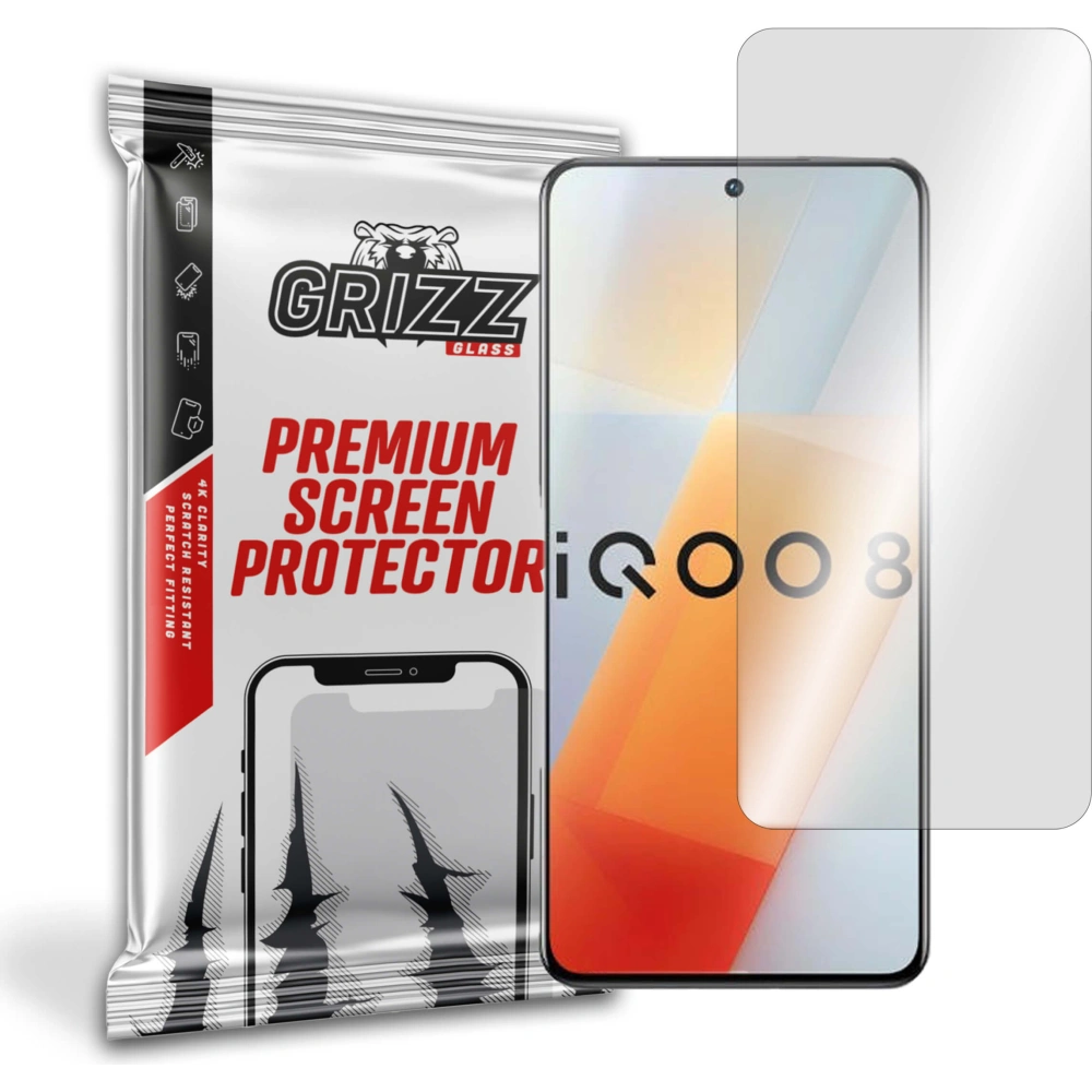 Szkło hybrydowe GrizzGlass HybridGlass do Vivo iQOO 8 5G