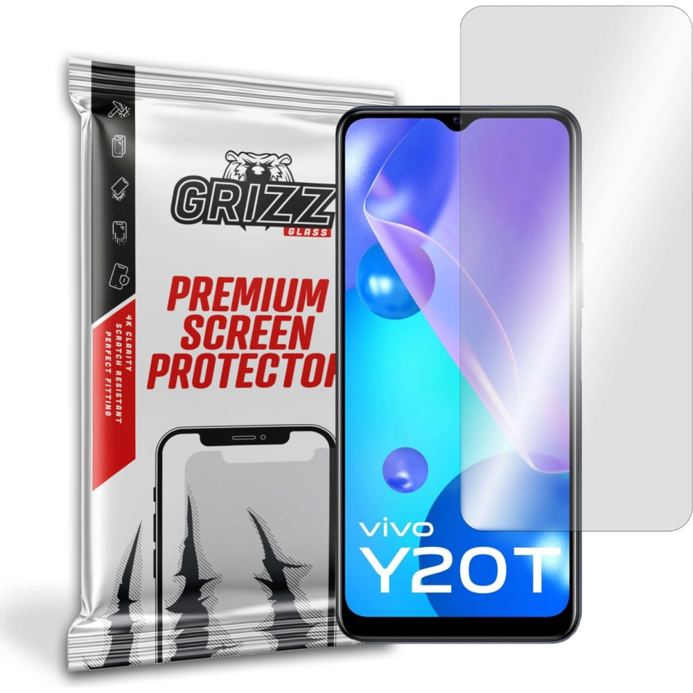 Szkło hybrydowe GrizzGlass HybridGlass do Vivo Y20T