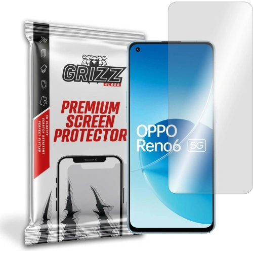 Kup Sticlă hibridă GrizzGlass HybridGlass pentru OPPO Reno6 5G - GRZ1244 - {ean13} - Sklep Home Screen