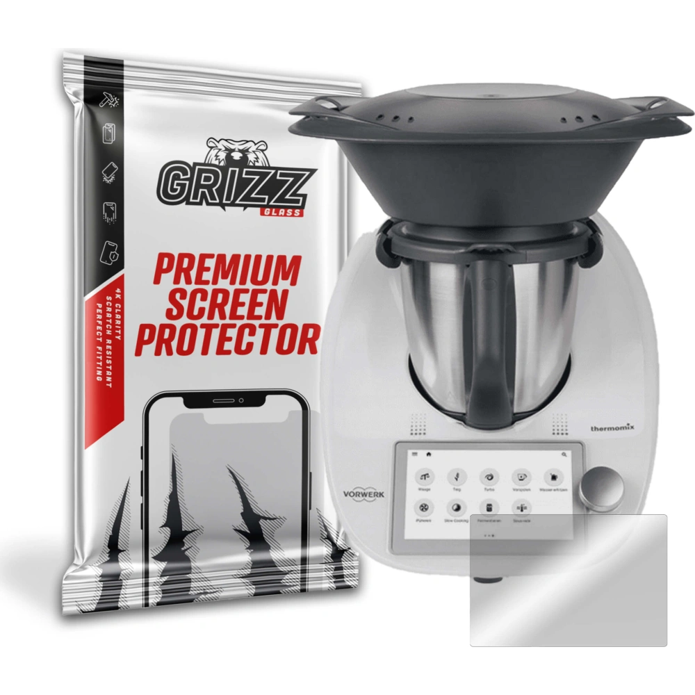 Szkło hybrydowe GrizzGlass HybridGlass do Thermomix TM6