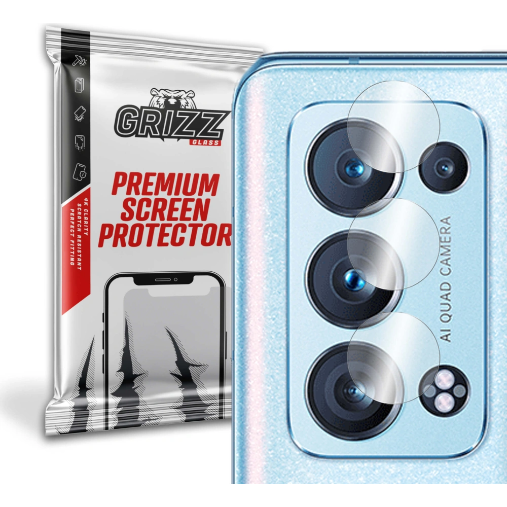 Szkło na aparat GrizzGlass HybridGlass Camera do Oppo Reno 6 Pro