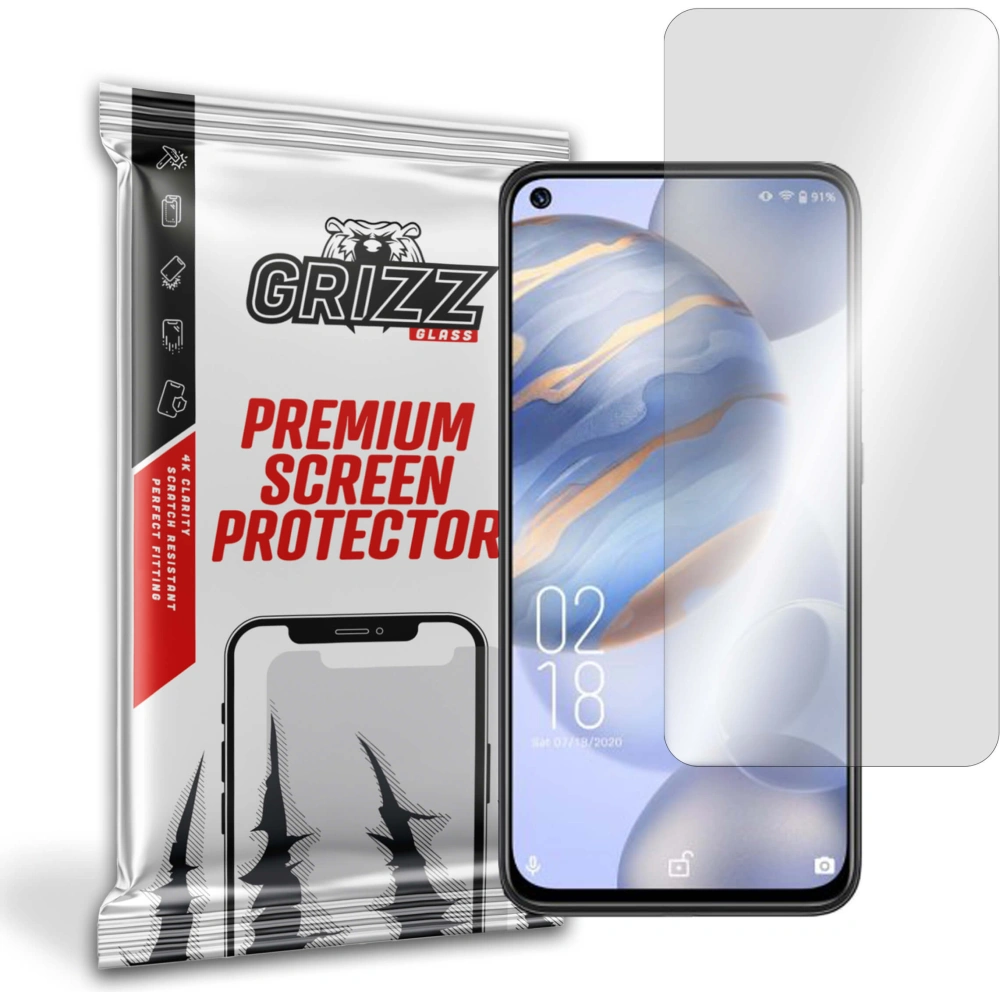 Szkło hybrydowe GrizzGlass HybridGlass do OUKITEL C21