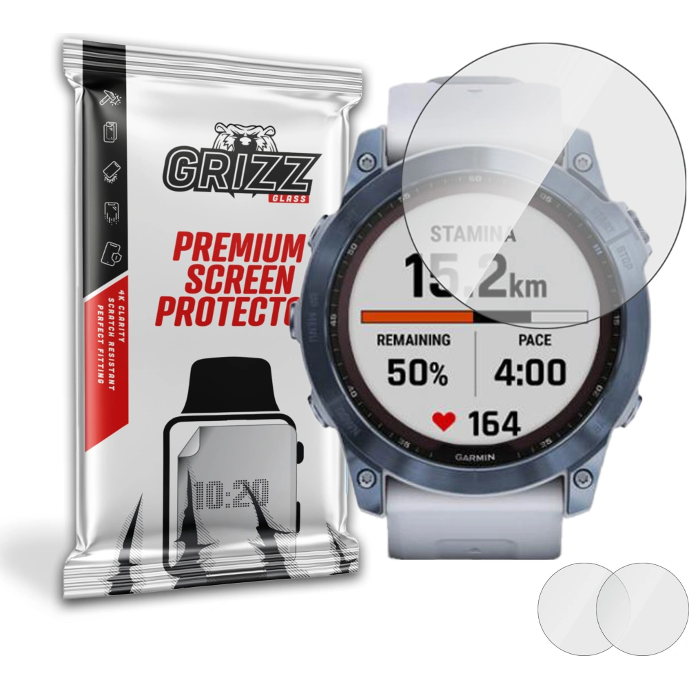 Szkło hybrydowe GrizzGlass HybridGlass do Garmin Fenix 7X