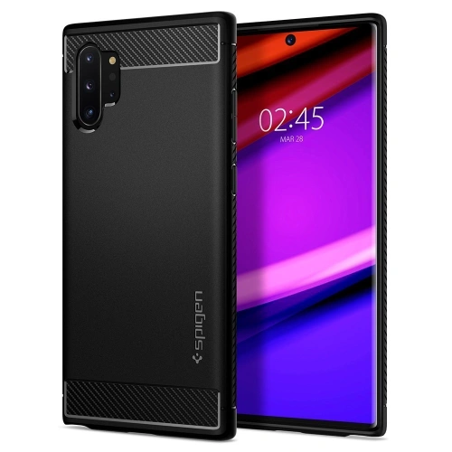 Kup Etui Spigen Rugged Armor Samsung Galaxy Note 10+ Plus Fekete - SPN382BLK - {ean13} - Sklep Home Screen