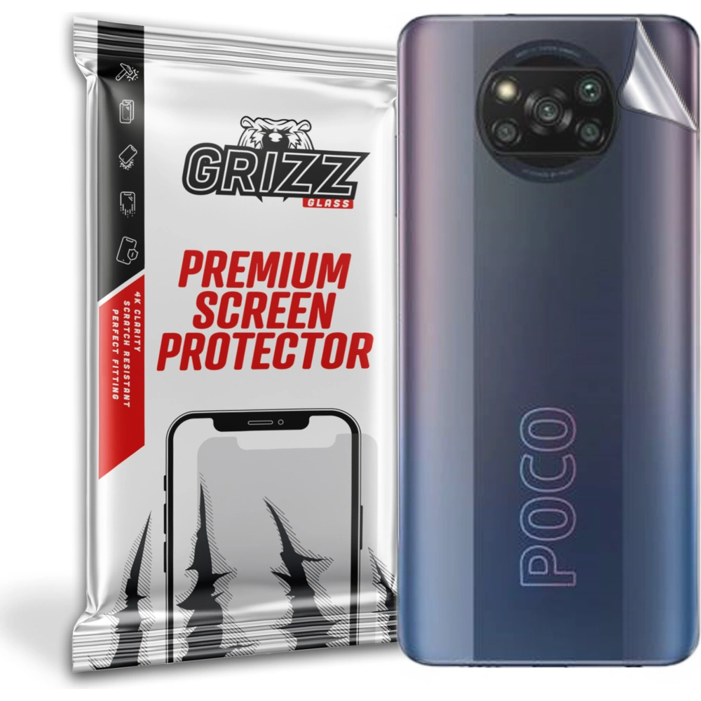 Folia na tył GrizzGlass UltraSkin do Xiaomi POCO X3