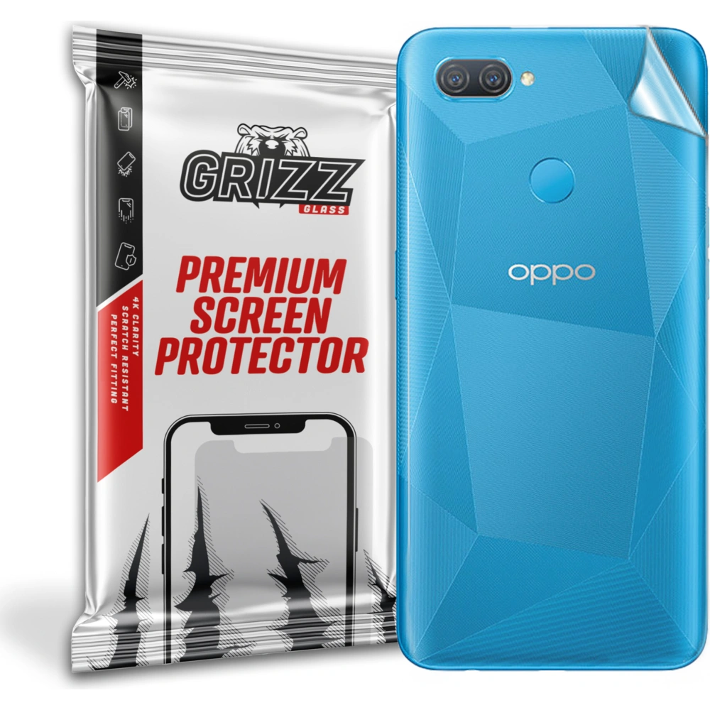 Folia na tył GrizzGlass SatinSkin do Oppo A12